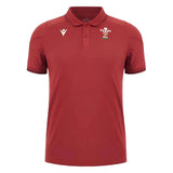 2023-2024 Wales Rugby Travel Polo Shirt (Red)_1