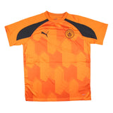 2023-2024 Man City Pre-Match Jersey (Orange) - Kids (HAALAND 9)_4