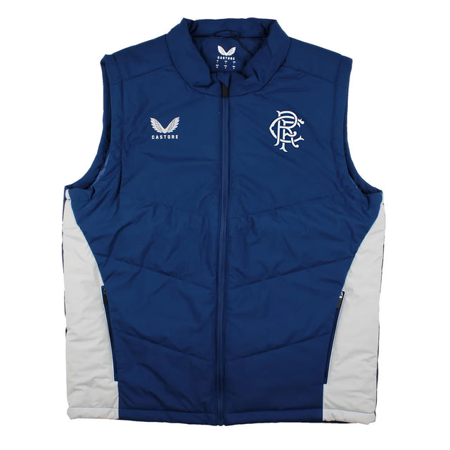 2023-2024 Rangers Coaches Match Day Bench Gilet (Blue)_1
