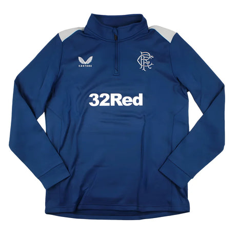 2023-2024 Rangers Coaches Fleece Half Zip Midlayer (Blue)_1