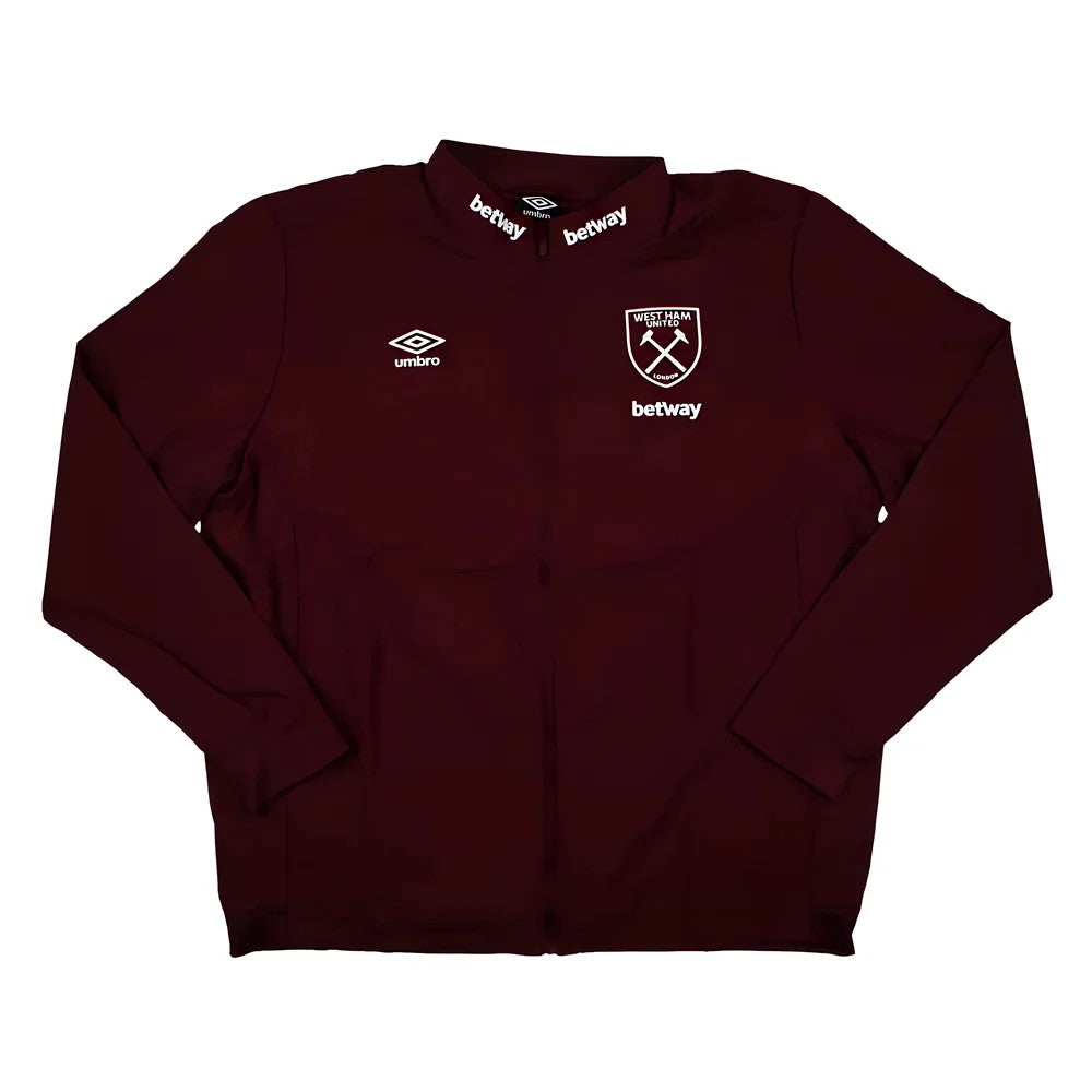 2023-2024 West Ham Presentation Jacket (Tawny Port)_1