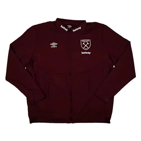 2023-2024 West Ham Presentation Jacket (Tawny Port)_1