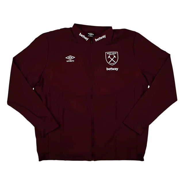 2023-2024 West Ham Presentation Jacket (Tawny Port)_1