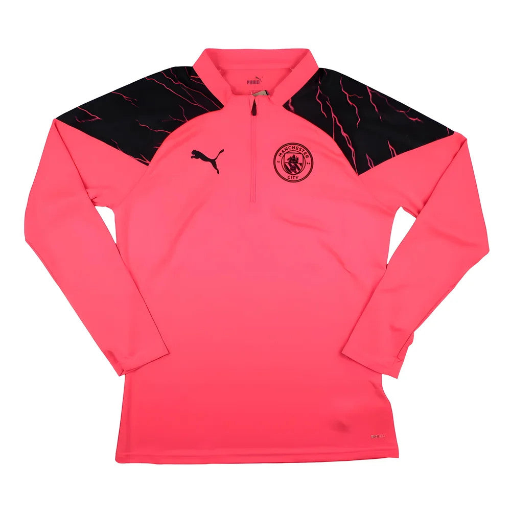 2023-2024 Man City Training Half Zip Top (Sunset Glow)_1