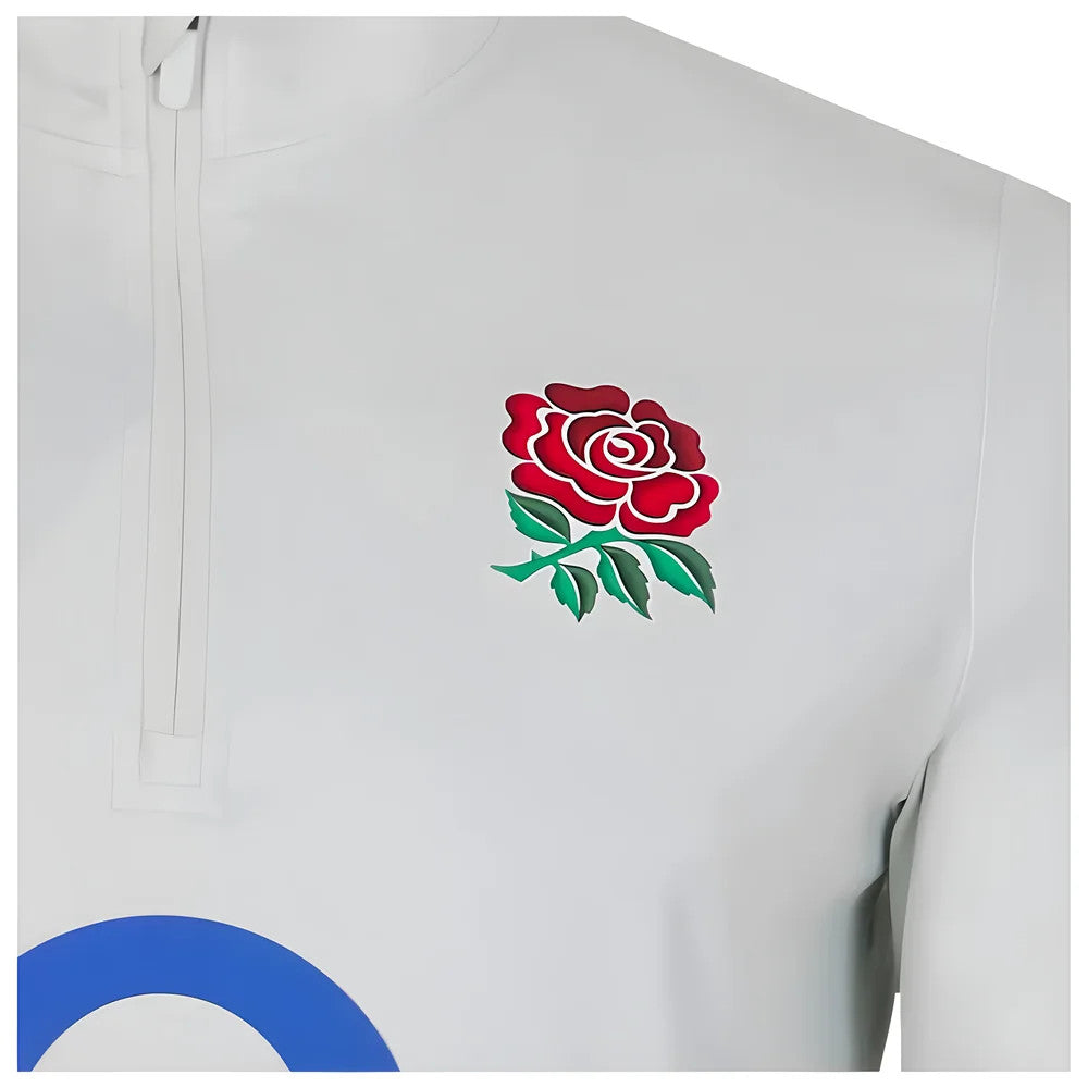 2023-2024 England Rugby Warm Up Mid Layer Top (White)_1