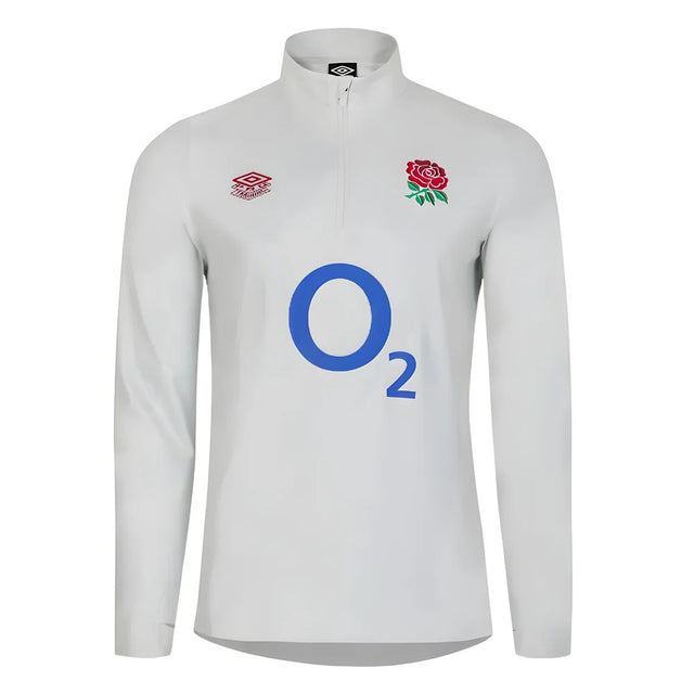 2023-2024 England Rugby Warm Up Mid Layer Top (White)_1