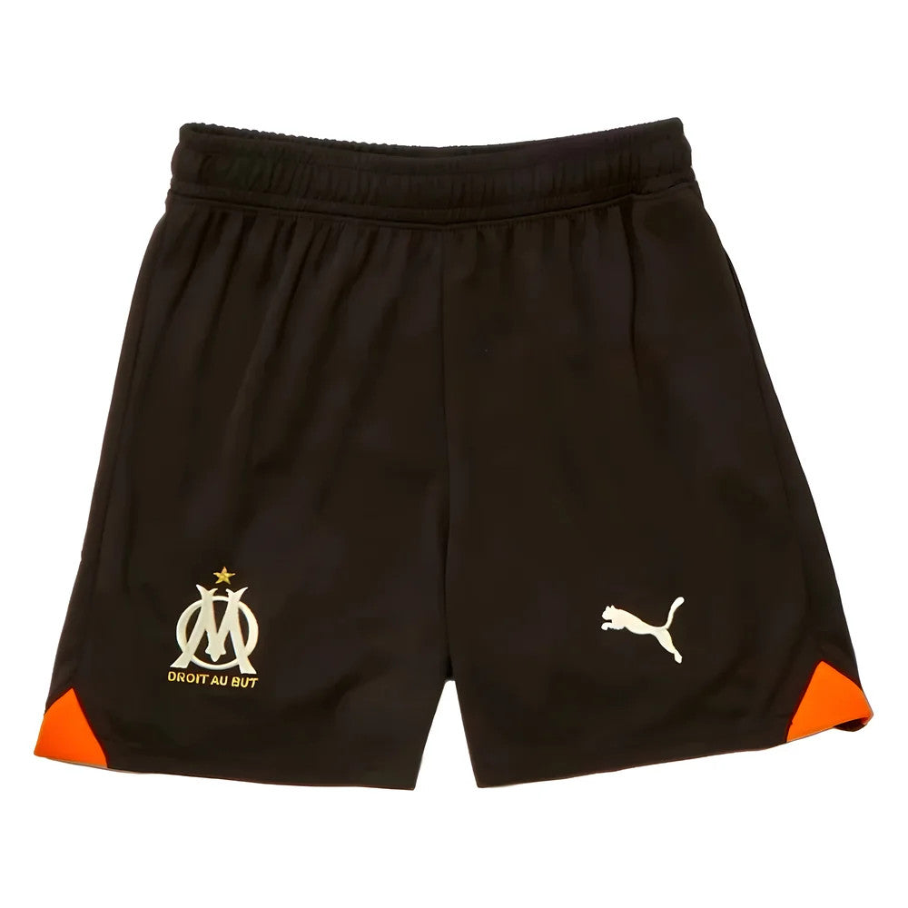 2023-2024 Marseille Third Shorts (Black) - Kids_1
