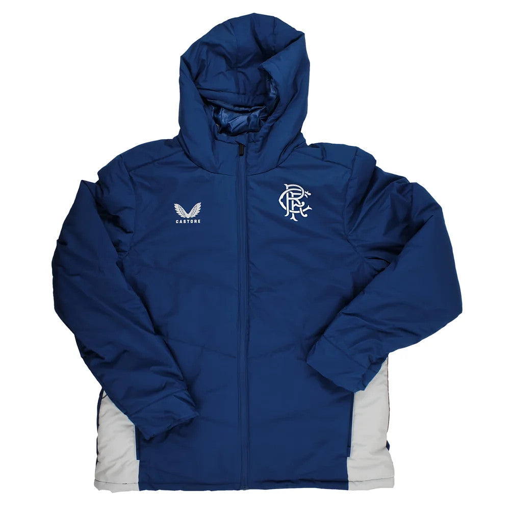 2023-2024 Rangers Coaches Match Day Bench Jacket (Blue)_1