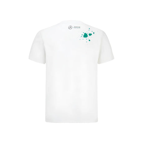 2022 Mercedes AMG Mens Lewis 44 T-Shirt (White)_1