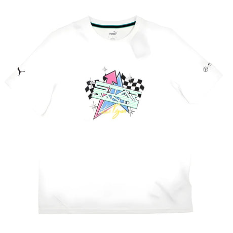 2023 Mercedes Garage Crew Las Vegas Tee (White)_1