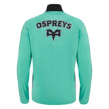 2023-2024 Ospreys Rugby Training 1/4 Zip LS Top (Mint)_1