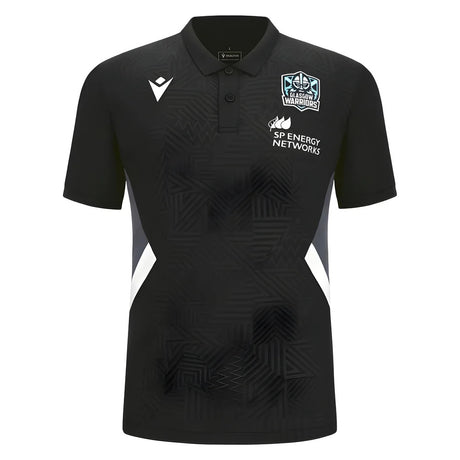 2023-2024 Glasgow Warriors Travel Player Polo Shirt (Black)_1