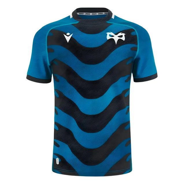 2023-2024 Ospreys Rugby Slim Fit Training Jersey (Blue)_1