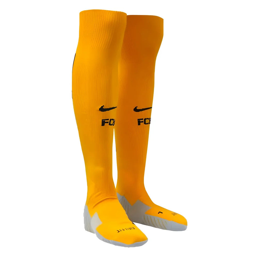 2015-2016 Barcelona Away Socks (Gold)_1