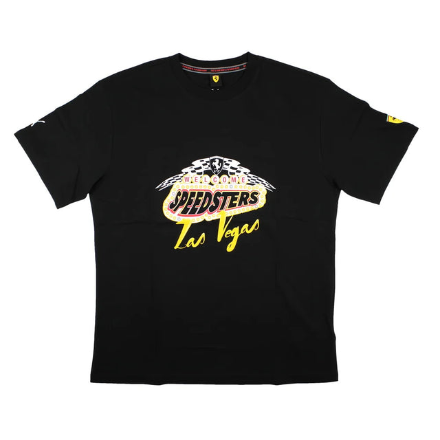 2023 Ferrari Race Garage Crew Las Vegas Tee (Black)_1