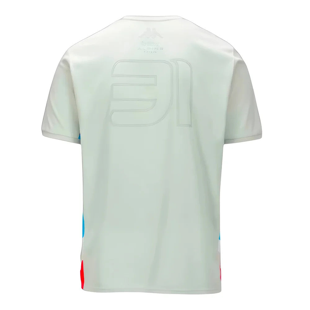 2023 Alpine Esteban Ocon T-Shirt (Light Grey)_1