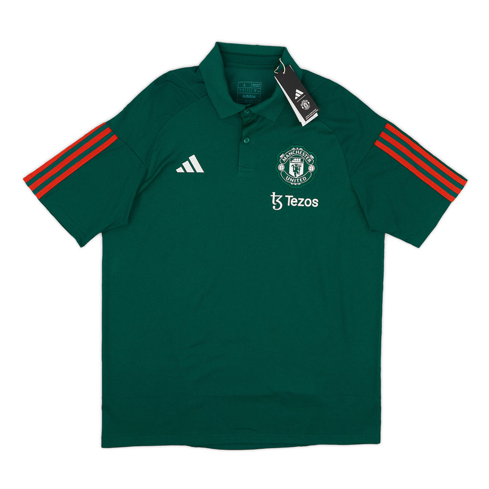 2023-2024 Man Utd Training Polo Shirt (Green)_1