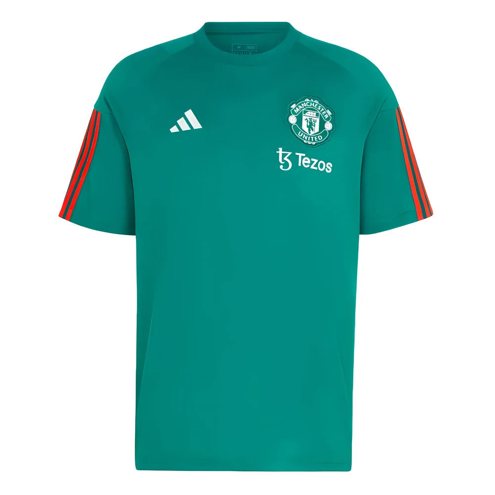 2023-2024 Man Utd Training Tee (Green)_1
