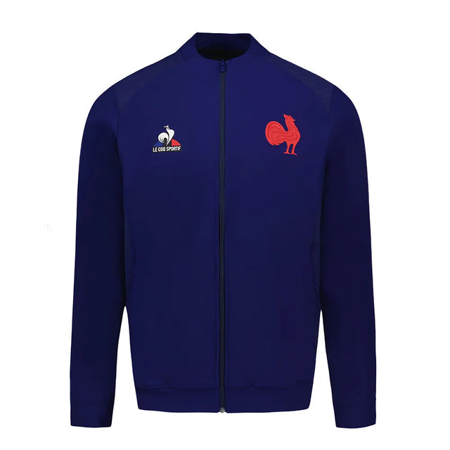 2023-2024 France Rugby Zipped Sweatshirt (Blue)_1