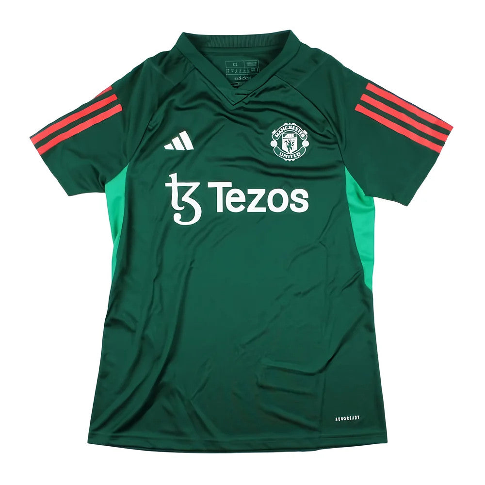 2023-2024 Man Utd Training Shirt (Green) - Ladies_1