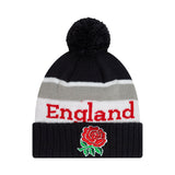 England Rugby Wordmark Navy Jake Beanie Hat_1