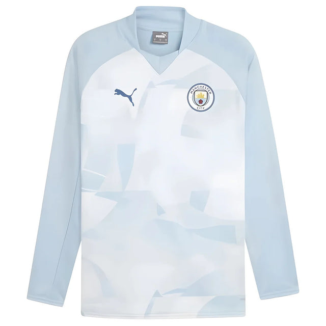 2023-2024 Man City Prematch LS Sweat Top (Silver Sky)_1