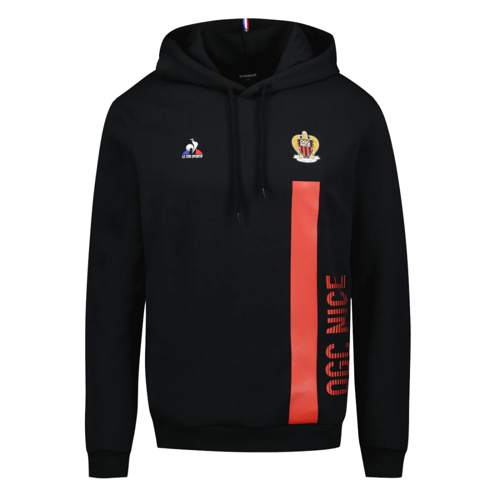 2023-2024 OGC Nice Fanwear Hooded Sweater (Black)_1