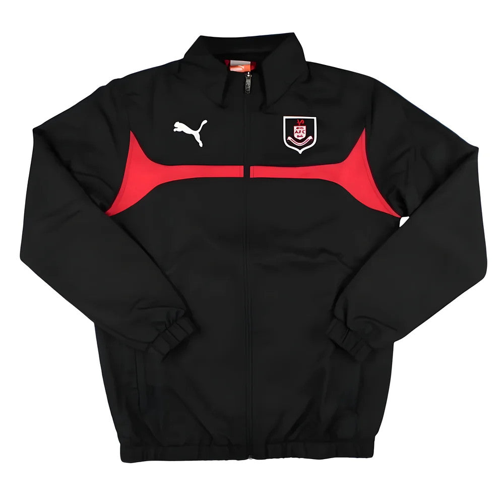 2015-2016 Airdrie Pre Match Rain Jacket (Black)_1