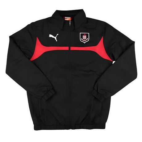 2015-2016 Airdrie Pre Match Rain Jacket (Black)_1