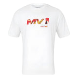 2024 Red Bull Racing Max Verstappen Pop Art Oversized T-Shirt (White)_1