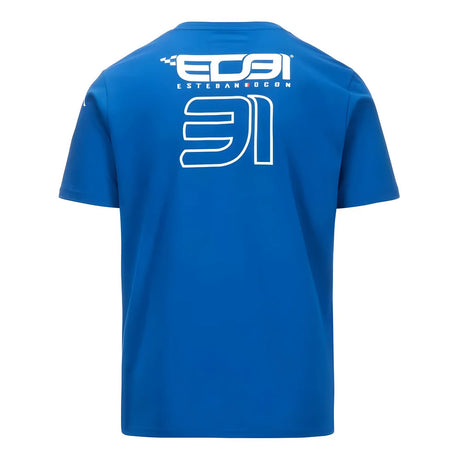 2024 Alpine Esteban Ocon T-Shirt (Blue)_1