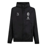 2023-2024 AC Milan x PLEASURES Prematch Jacket (Black)_1