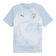 2023-2024 Man City Prematch SS Jersey (Silver Sky) - Kids_1
