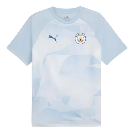 2023-2024 Man City Prematch SS Jersey (Silver Sky) - Kids_1