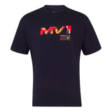 2024 Red Bull Max Verstappen Pop Art Oversized Tee (Navy)_1