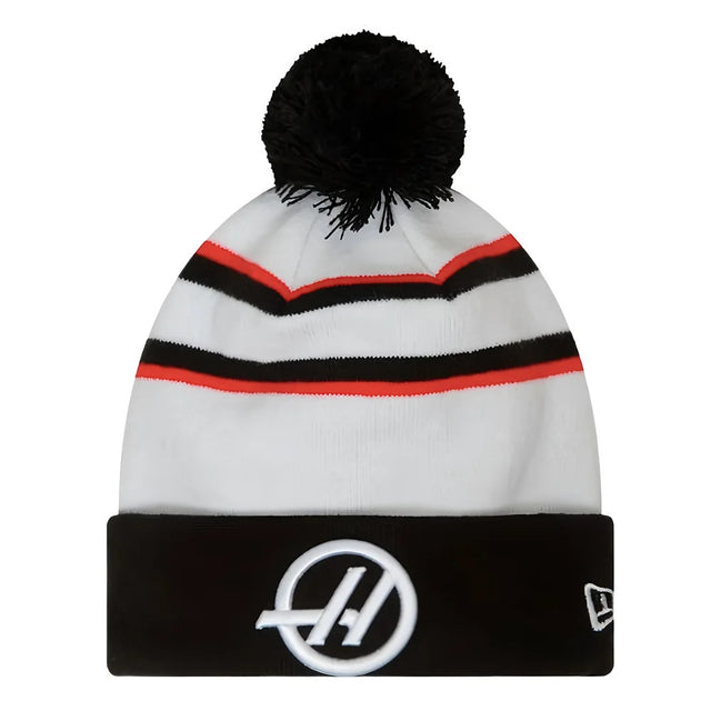 2024 Haas Nico Hulkenberg Cuff Beanie (White)_1