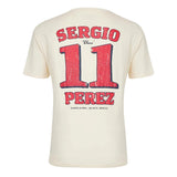 2024 Red Bull Sergio Perez Vintage Oversized Tee (Ecru)_1