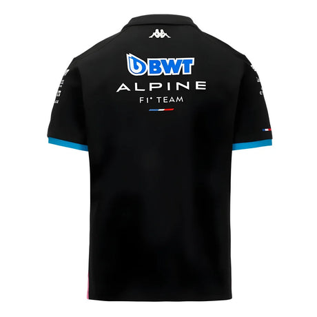 2024 Alpine BWT Team Polo Shirt (Black) - Kids_1