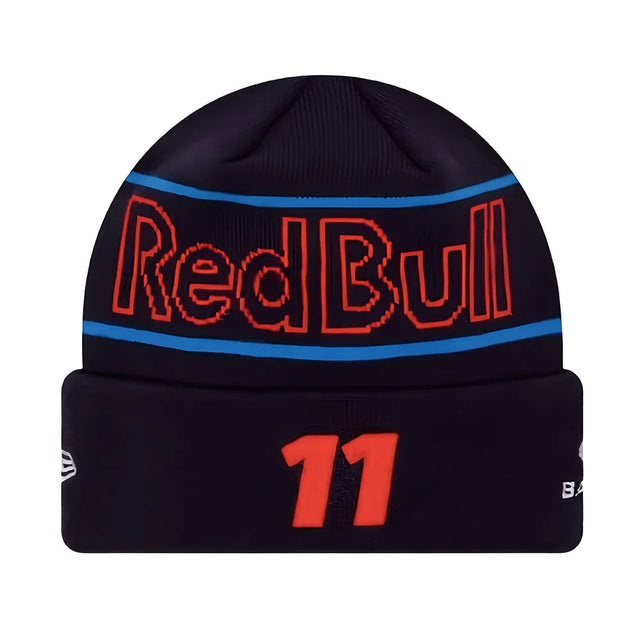 2024 Red Bull Racing Sergio Perez Team Navy Cuff Knit Beanie Hat_1