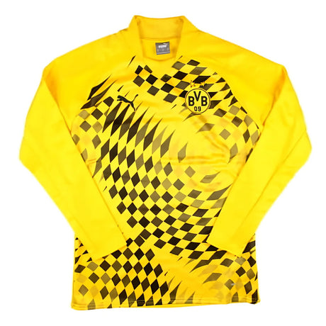 2023-2024 Borussia Dortmund Pre-Match LS Sweat Top (Yellow)_1