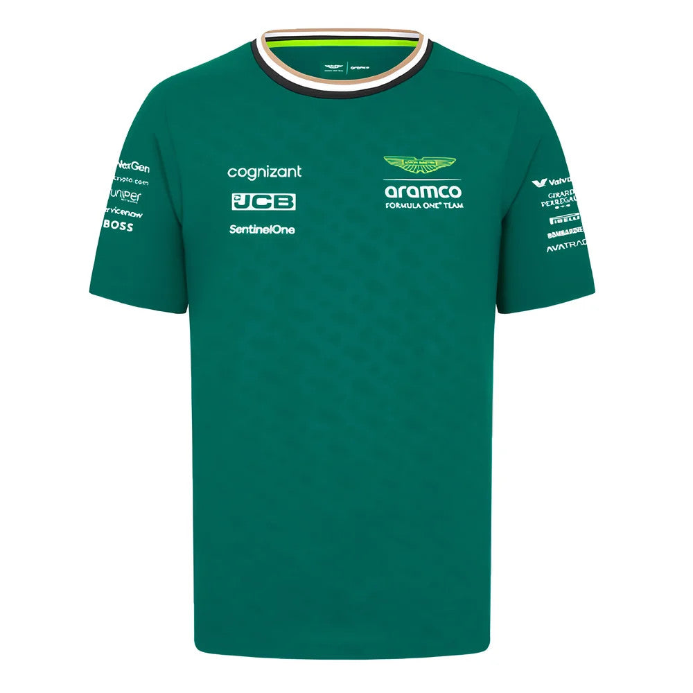 2024 Aston Martin Team T-Shirt (Green) - Kids_1