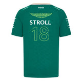 2024 Aston Martin Lance Stroll Team Tee (Green)_1