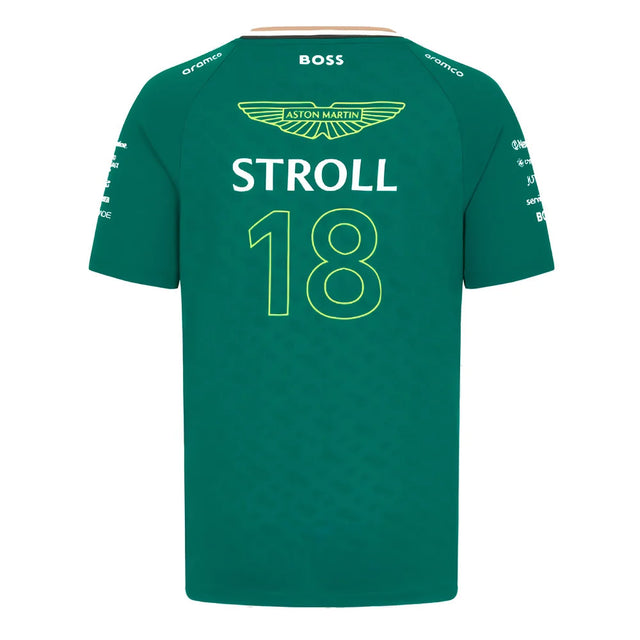 2024 Aston Martin Lance Stroll Team Tee (Green)_1