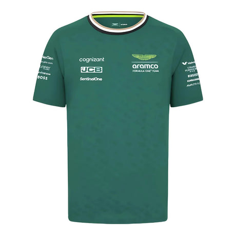 2024 Aston Martin Lance Stroll Team Tee (Green) - Kids_1