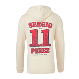 2024 Red Bull Racing Checo Perez Vintage Oversized Hoodie (Ecru)_1