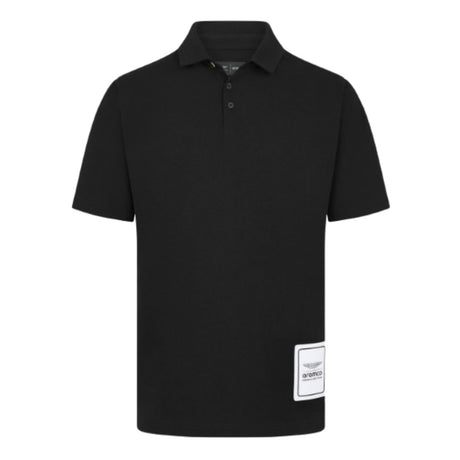 2024 Aston Martin Mens Logo Polo (Black)_0