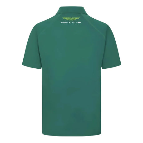 2024 Aston Martin Mens Logo Polo Shirt (Green)_1