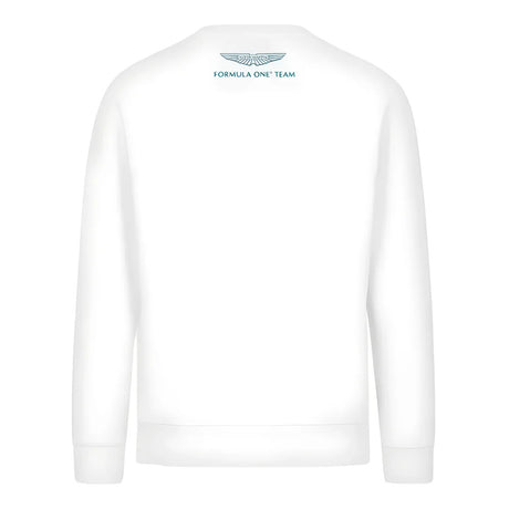 2024 Aston Martin Logo Crew Sweatshirt (White)_1
