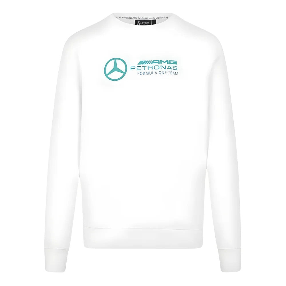 2024 Mercedes-AMG Mens Crew Neck Sweatshirt (White)_1