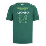 2024 Aston Martin Fernando Alonso Team T-Shirt (Green)_1